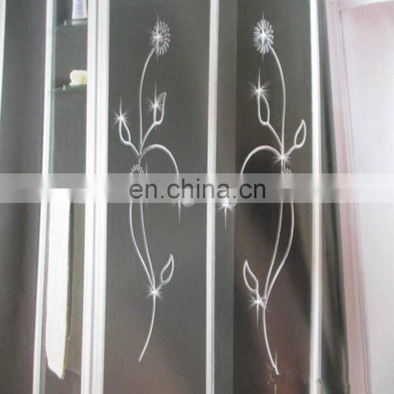 The engraved glass/ engraved crystal decorative patterned glass