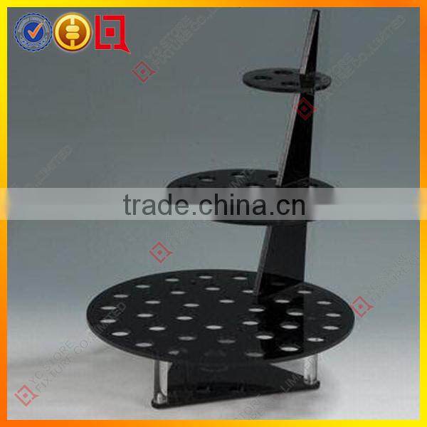 Acrylic Round Cylinder Nail Polish Display Rack