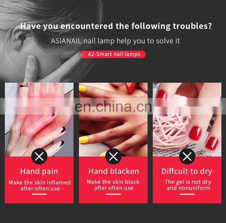 48w UV LED 48w PLUS new smart uv led nail Gel Dryer Nail Lamp
