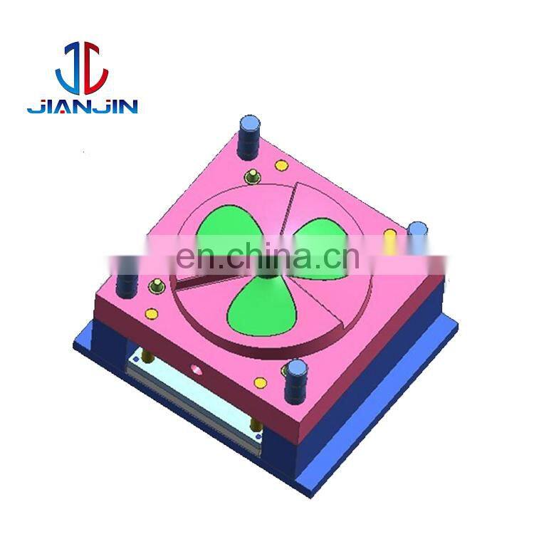 Radiator cooling fan blade plastic injection making mold