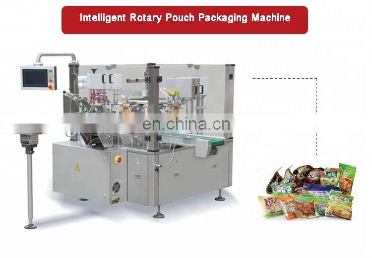 Rotary Pick Fill Seal Packaging Machine For Premade Bag