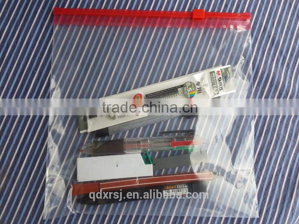 Water Proof Laminated Slider Bags with Bottom Gusset