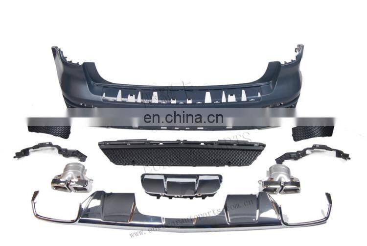 MB GL class x166 GL63 body kit for GL63 x166 with front bumper grille side skirts rear bumper led lights PP material 2013y~