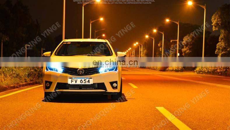 APW Special For Corolla High Power Stirp DRL Modified Led Headlamp for Toyota Corolla 2014,2015,2016