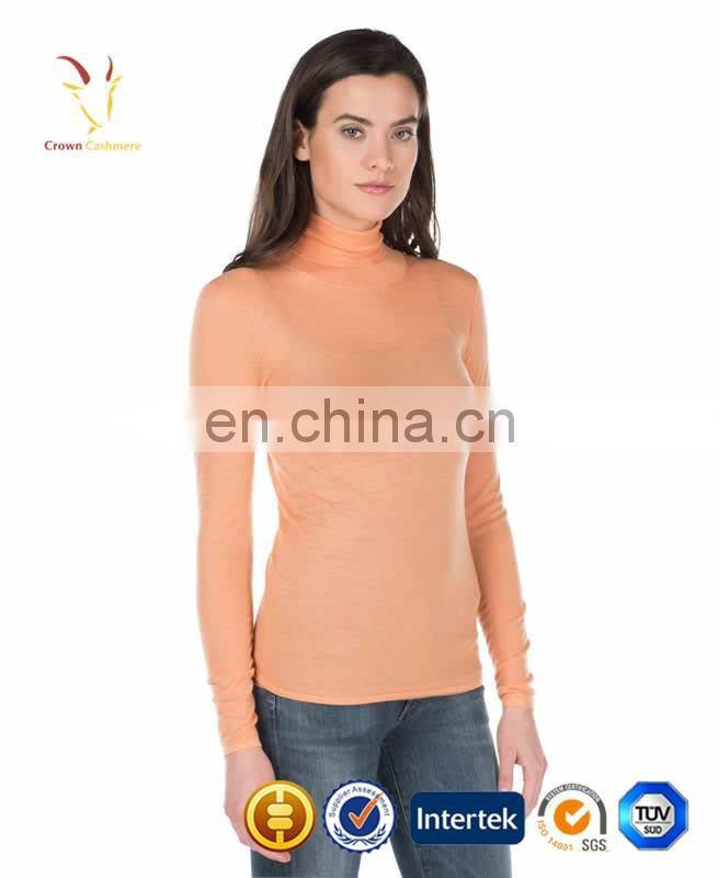Turtleneck Fashion Knitted Pullover Sweater Cashmere