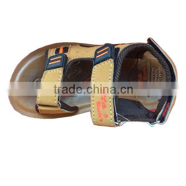 china wholesale kids children boy's PU summer beach sandals shoes