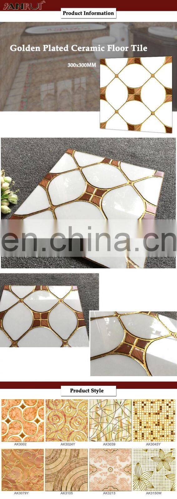 interior flooring customized gold porcelain floor tile