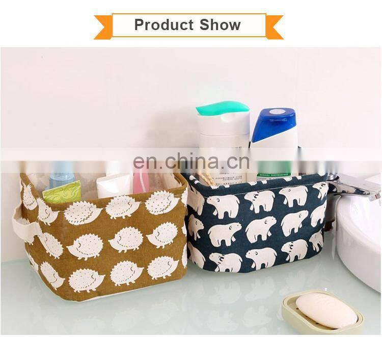 Foldable Colors Storage Bin, Closet Toy Box Container Fabric Basket