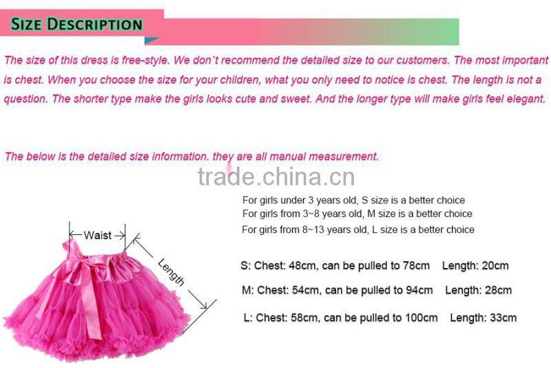 Tulle skirt pattern kids summer skirt fashion baby petti skirt