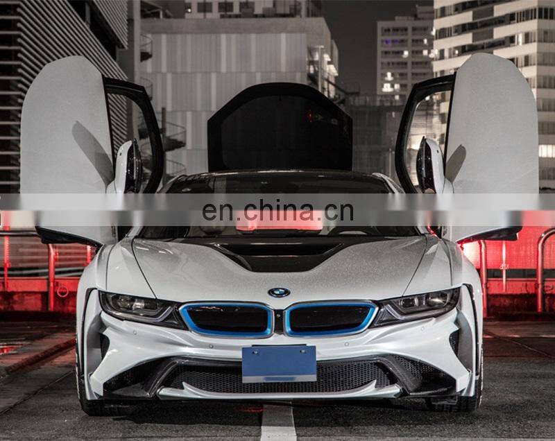 Runde Perfect Fitment Kit For I8 Modified Energy Carbon Fiber Wide Body Front Bumper Rear Lip Throwing Wide Wheel Eyebrow Spoiler