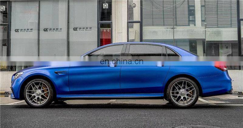 Runde New Arrival For 2021 Mercedes-Benz E-Class W213 Upgrade E63S Wide Body Kit Front Bumper Rear Bumper Hood Fender