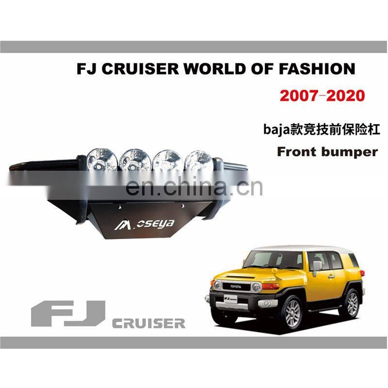Runde Front Bumper spotlights Applicable For Toyota FJ Cruiser Modified Front Bumper With LED Spotlights Competitive Style Kit