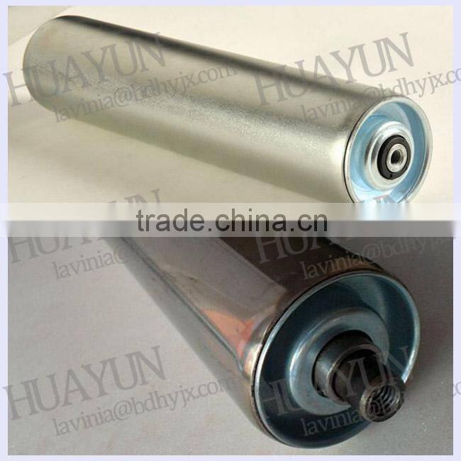 Zinc Plated Gravity Conveyor Roller Steel End Caps