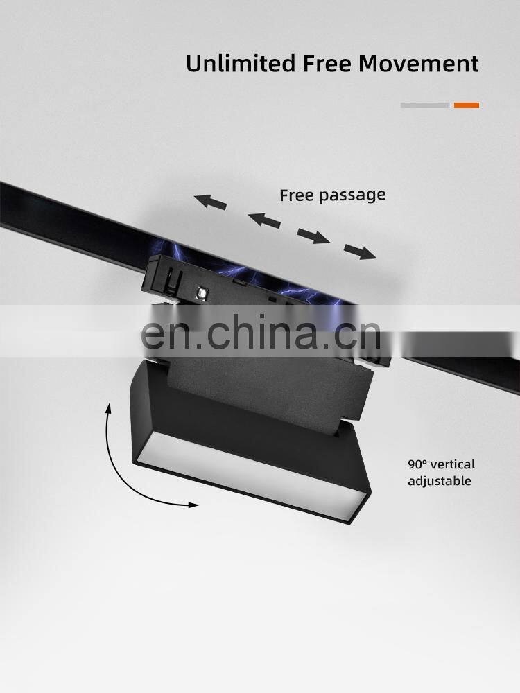 HUAYI Wholesale Price Modern Flood Lamp Clothing Shop 6w 12w Magnetic LED Track Light