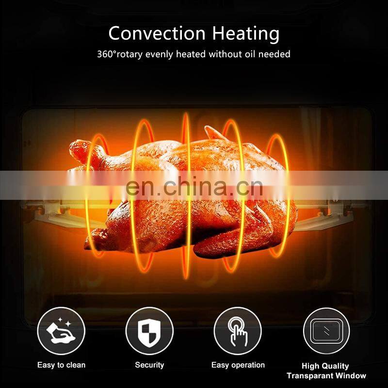 2L 1600W Air Fryer Oven Toaster Rotisserie and Dehydrator With LED Digital Touchscreen, 16-in-1 Countertop Oven