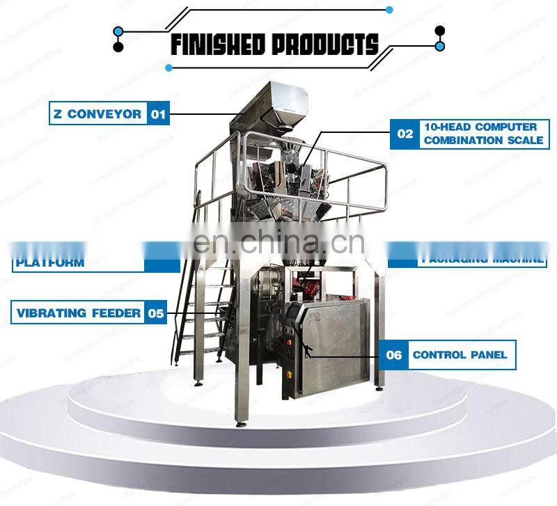 Multifunctional Electronic scale packaging machine for Walnut washing powder Potato chip factory price