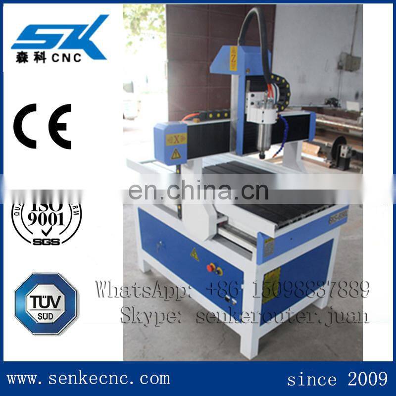 Small 6090 cnc milling machine for metal aluminum stainless steel