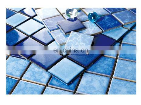 Non slip pool tiles swimming pool ceramic mosaic and glass tiles swimming pool tile for sale