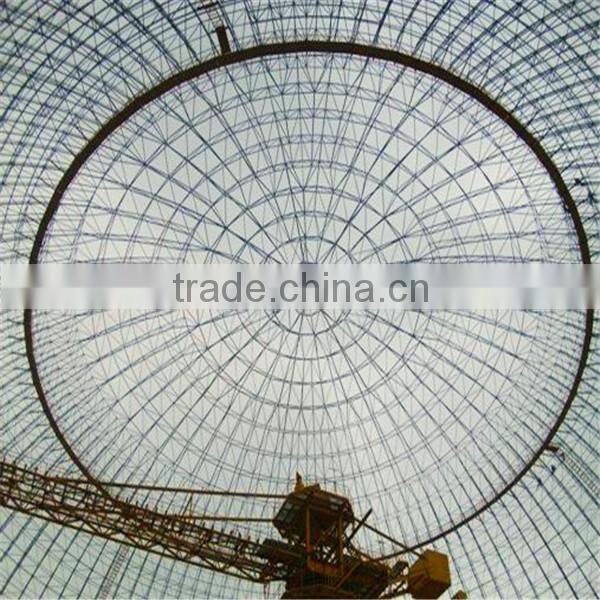 Popular prefabricated steel space truss structure