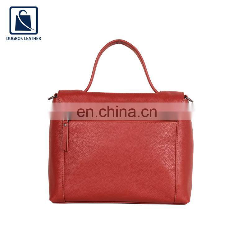 Fashion Style Chairman Lining Luxury Pattern Genuine Leather Handbag for Women
