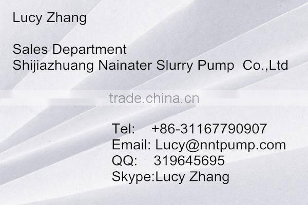 Mining Mud Ash Gravel and Sand Pump