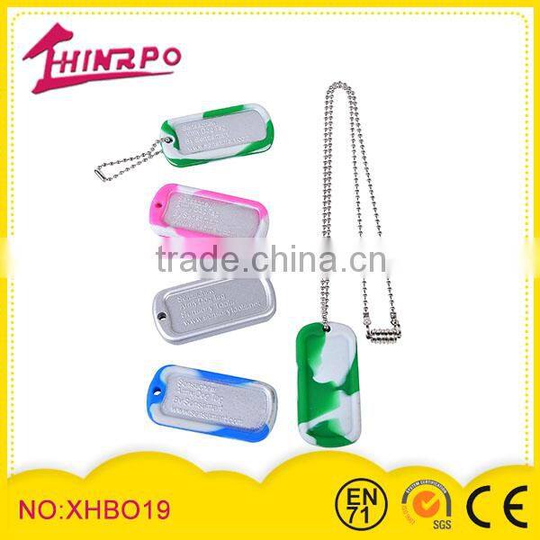 wholesale camouflage dog tag silicone pet id dog tag