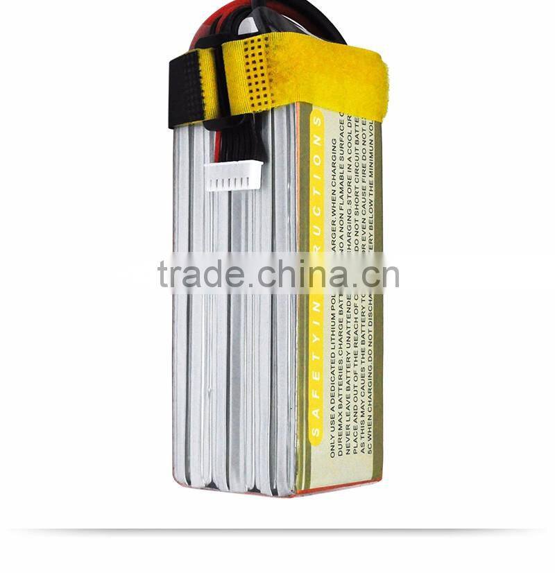 RC lipo battery pack 35C high C-rate lithium battery 4200mah 22.2V for Trex 600 RC helicopter