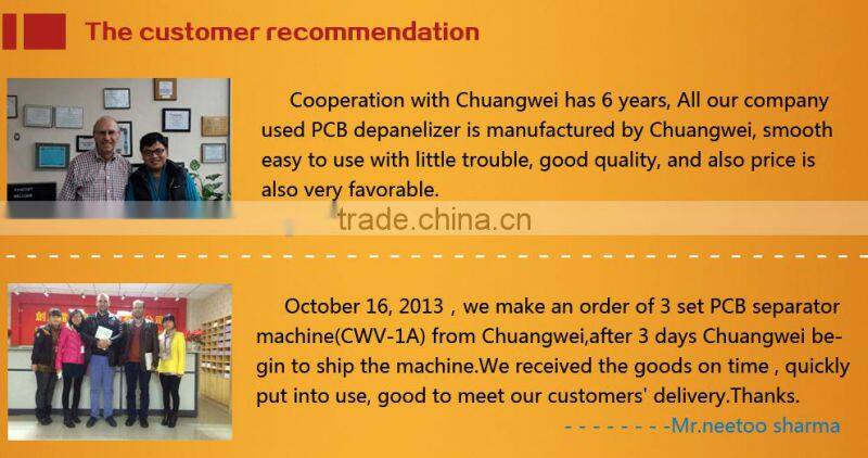 New developed pcb separator machine with large LCD display