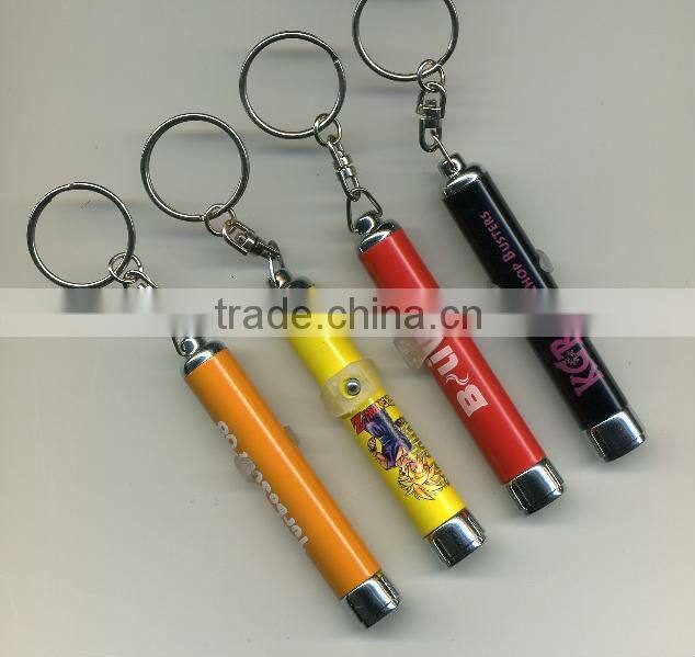led logo projector torch keychain , logo projector key ring , promotional item led torch key light