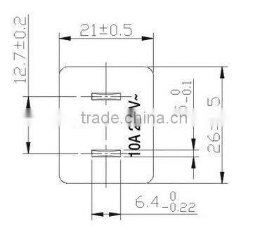China 2 pins ac plug adapter male to male