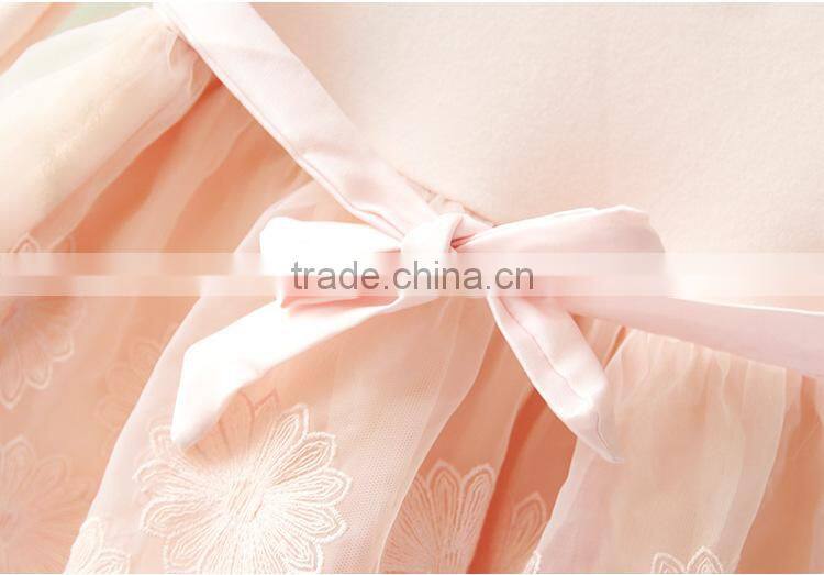 2015 Latest design autumn baby girls dress infant lace princess dresses