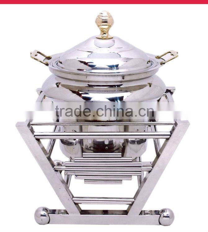 Steel Cheffing Dish, Wedding & Party utensils, food serving dish, hot keeping dish, Catering item, Hotel & Restaurant utensils