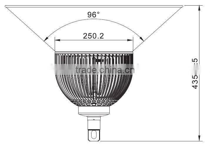 China New Innovative 150w led high bay light