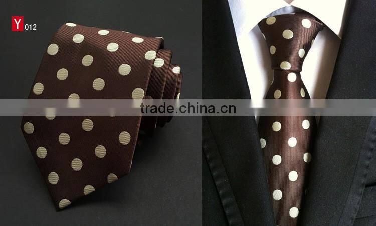 100% Silk Man's Dot Solid Tie Causual Business Wedding Party Luxury Necktie
