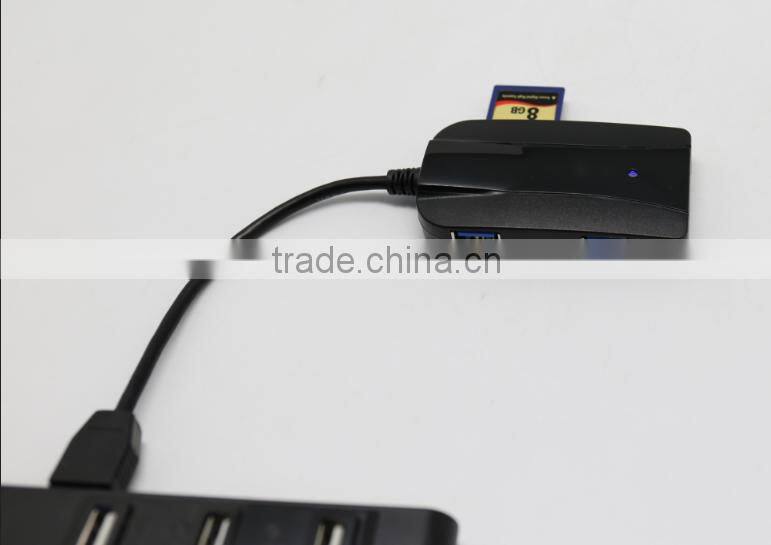 OEM USB 3.0 Card Reader Hub with SD TF Card Slot