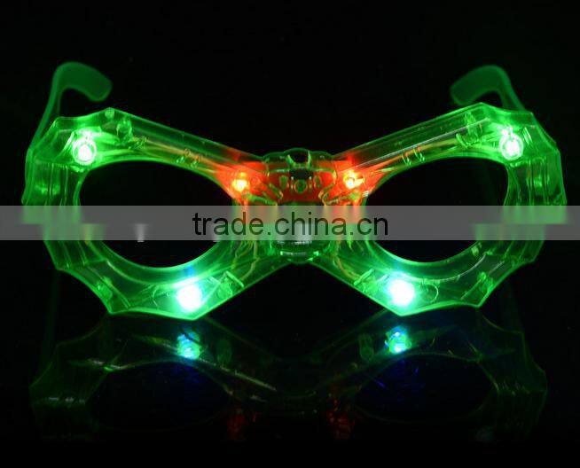 Funny Eyeglasses with Blinking Led Light Up Flashing Carnival Costumes Cosplay Accessories Fun Gifts disco