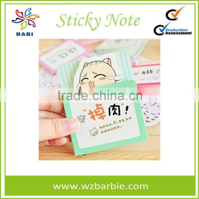 Promotion Eco-friendly Cute Animal Sticky Notes