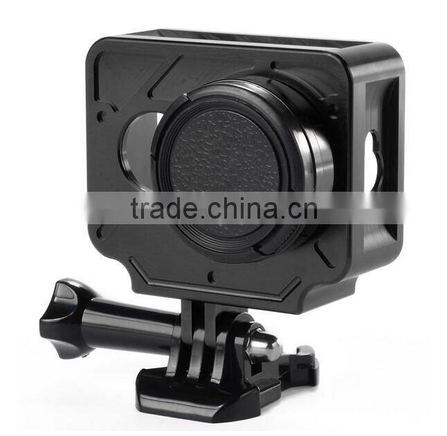 Xiaoyi Accessories Xiaoyi CNC Aluminium Protective Case Shell + 37mm UV Filter FOR Xiaomi Xiaoyi yi Camera