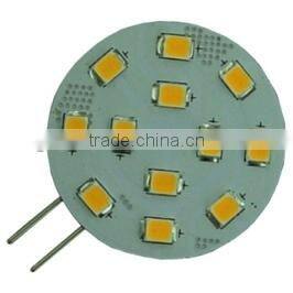 side-pin Flat Rounded SMD 2835 led g4 12v 2w