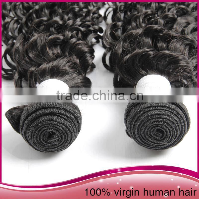Unprocessed pure remy human hair100% virgin peruvian hair weft /weave