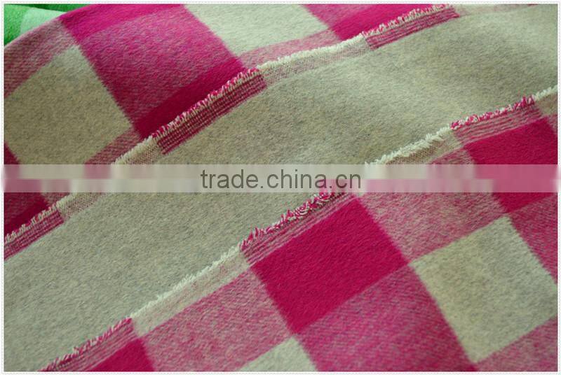 2015 winter multifunctional double-edged woollen fabric made in China (12368C-2#)