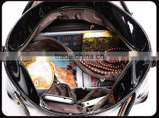 Fashion Lady Patent Leather shoulder bags handbag