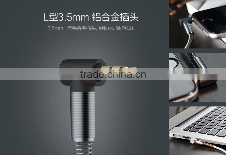 ROCK 3.5mm Audio Cable Y Splitter For iPhone for Android Mobile Phone Fashion 0.3m Audio Video Cable MT-5366