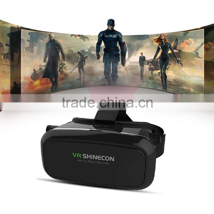 Good price plastic vr headset for smartphone 3d virtual reality glasses