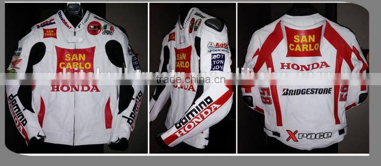 Custom made leather jacket/fashion leather jacket/Men Motorbike racing Leather Jacket/Motorcycle Biker Jacket/WB-MB-HR-408