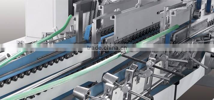 ZH-1050AC Bottom Lock corrugated Bottom Lock box Folder Gluer Machine for 4 6 corner