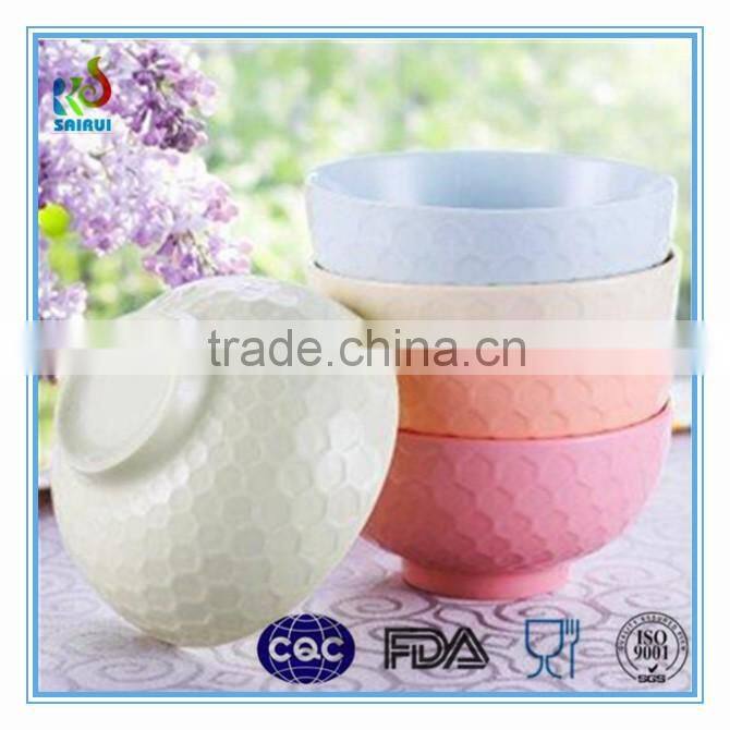 Custom Assorted Color Round Salad Bowls