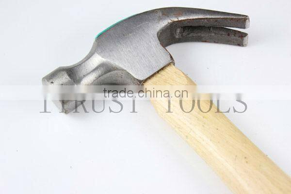green Wooden Handle american Claw Hammer HM1058