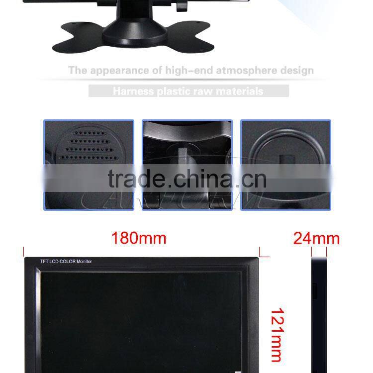 New arrival!!! tft lcd color 1080p 7 inch lcd monitor with hdmi Reverse RearView