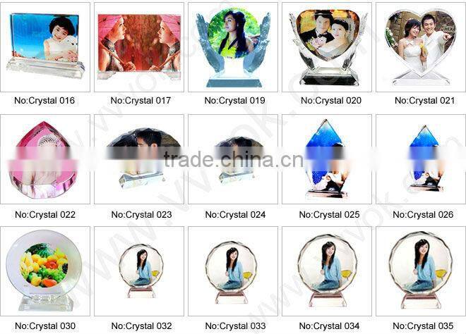 Cheap 3d crystal laser engraving gifts